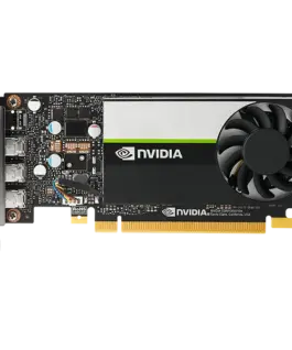 Alternative view of Видео карта PNY NVIDIA T400 2 GB GDDR6, 64-bit, PCIEx16 3.0, mini DP 1.4 x3, Active cooling, LP, Bulk