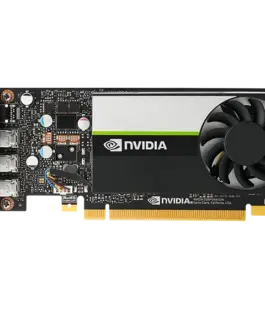 Alternative view of Видео карта PNY NVIDIA T400 2 GB GDDR6, 64-bit, PCIEx16 3.0, mini DP 1.4 x3, Active cooling, LP, Bulk