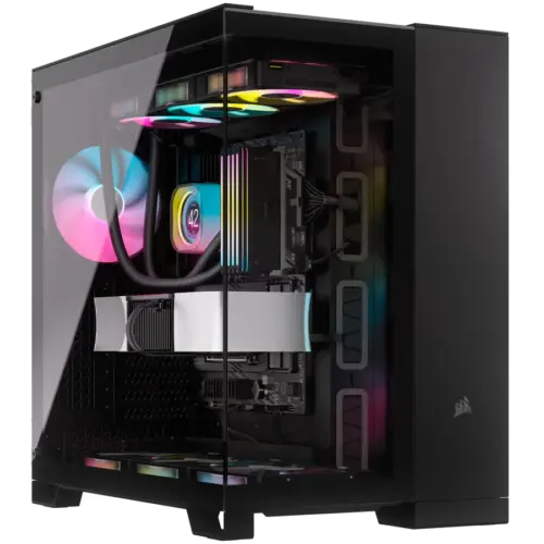 Кутия за компютър Corsair 6500X Tempered Glass Mid-Tower Black