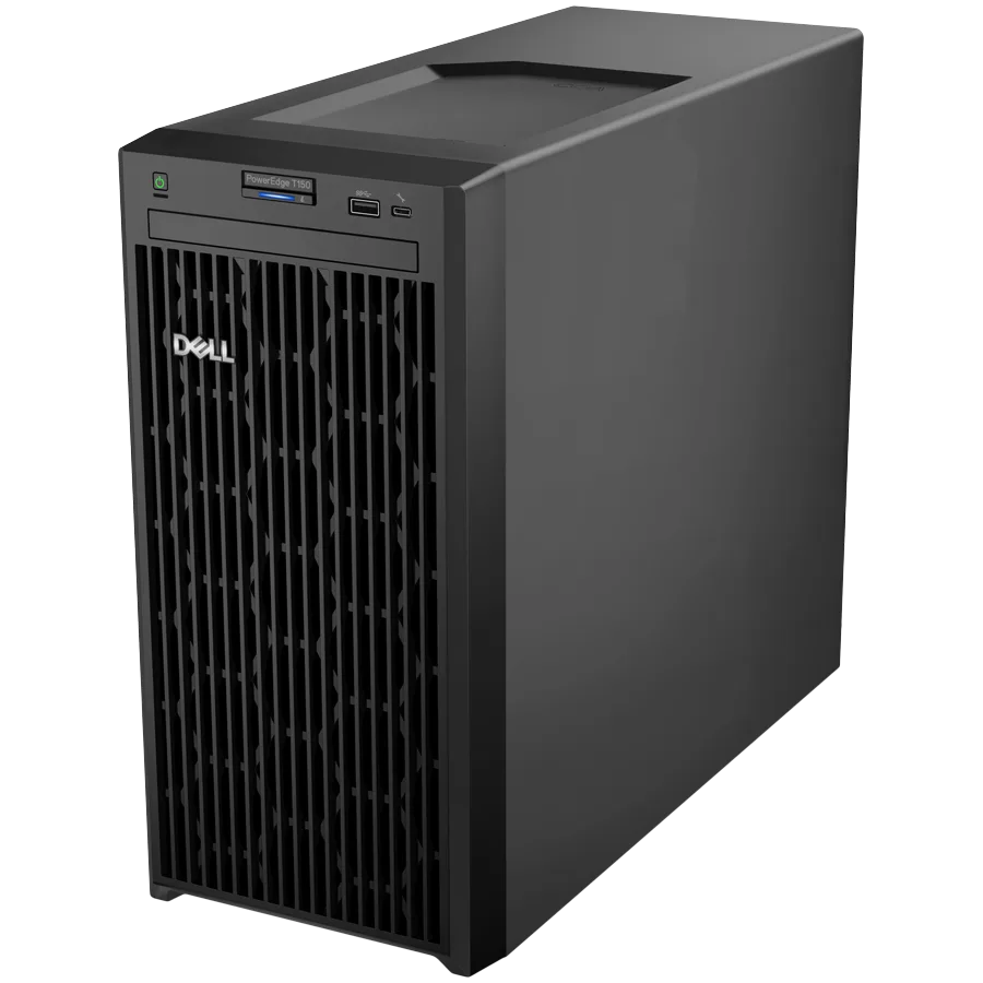 Сървър PET1503.5"Chassis x4 HDD(SASSATA)Xeon 2334 3.4GHz 4C/8T16GB ECC 3200PERC H355480GB SSD SATA Read IntensiveiDRAC9
