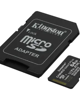 Alternative view of Карта памет Kingston 64GB microSDXC Canvas Select Plus Gen3 100MB/s A1 Card + Adapter