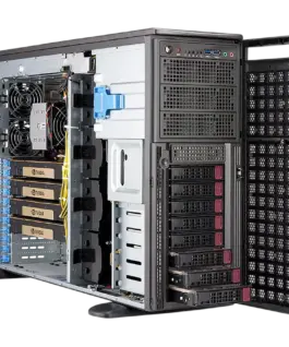 Сървър Supermicro assembled server based on SYS-540A-TR ICX 4310 CPU 6x 32GB DDR4-3200 2x SSD 2.5" SATA 240GB 2x SSD 2.5