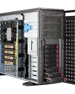 Сървър Supermicro assembled server based on SYS-540A-TR ICX 4310 CPU 6x 32GB DDR4-3200 2x SSD 2.5" SATA 240GB 2x SSD 2.5