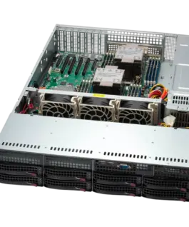 Сървър Supermicro assembled server based on SYS-621P-TR 2x 6448Y 2P 32C CPU 4x 16GB DDR5-4800 AOC-S3908L-H8IR-16DD-O 2x