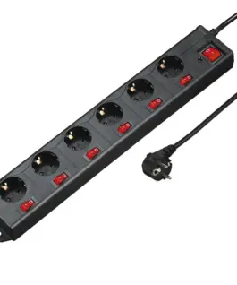 Alternative view of HAMA Разклонител 6 гнезда, 1.4м, 223160