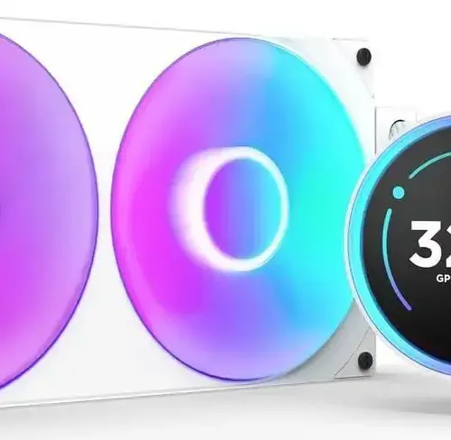 Охладител за процесор NZXT Kraken Elite 280 V2 RGB White LCD Display