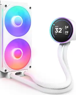 Alternative view of Охладител за процесор NZXT Kraken Elite 280 V2 RGB White LCD Display