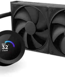 Alternative view of Охладител за процесор NZXT Kraken Plus 240 LCD Display - Black