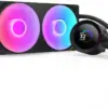 Охладител за процесор NZXT Kraken Plus 240 RGB LCD Display - Black