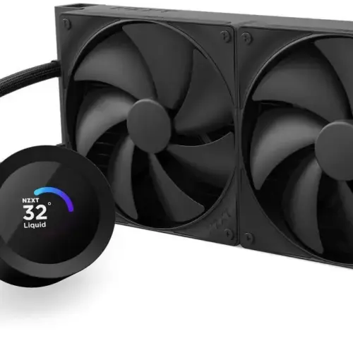 Alternative view of Охладител за процесор NZXT Kraken Plus 280 LCD Display - Black