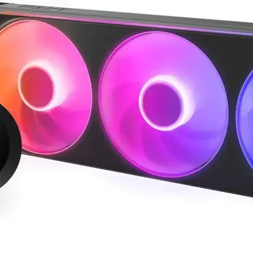 Alternative view of Охладител за процесор NZXT Kraken Plus 360 RGB LCD Display - Black