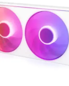 Alternative view of Охладител за процесор NZXT Kraken Plus 360 RGB LCD Display - White