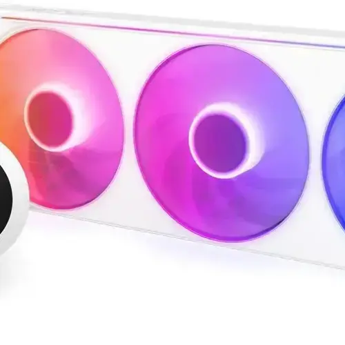 Alternative view of Охладител за процесор NZXT Kraken Plus 360 RGB LCD Display - White