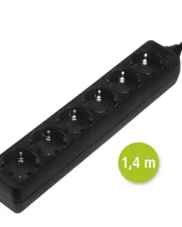 Alternative view of Разклонител HAMA, 6 гнезда, 30393