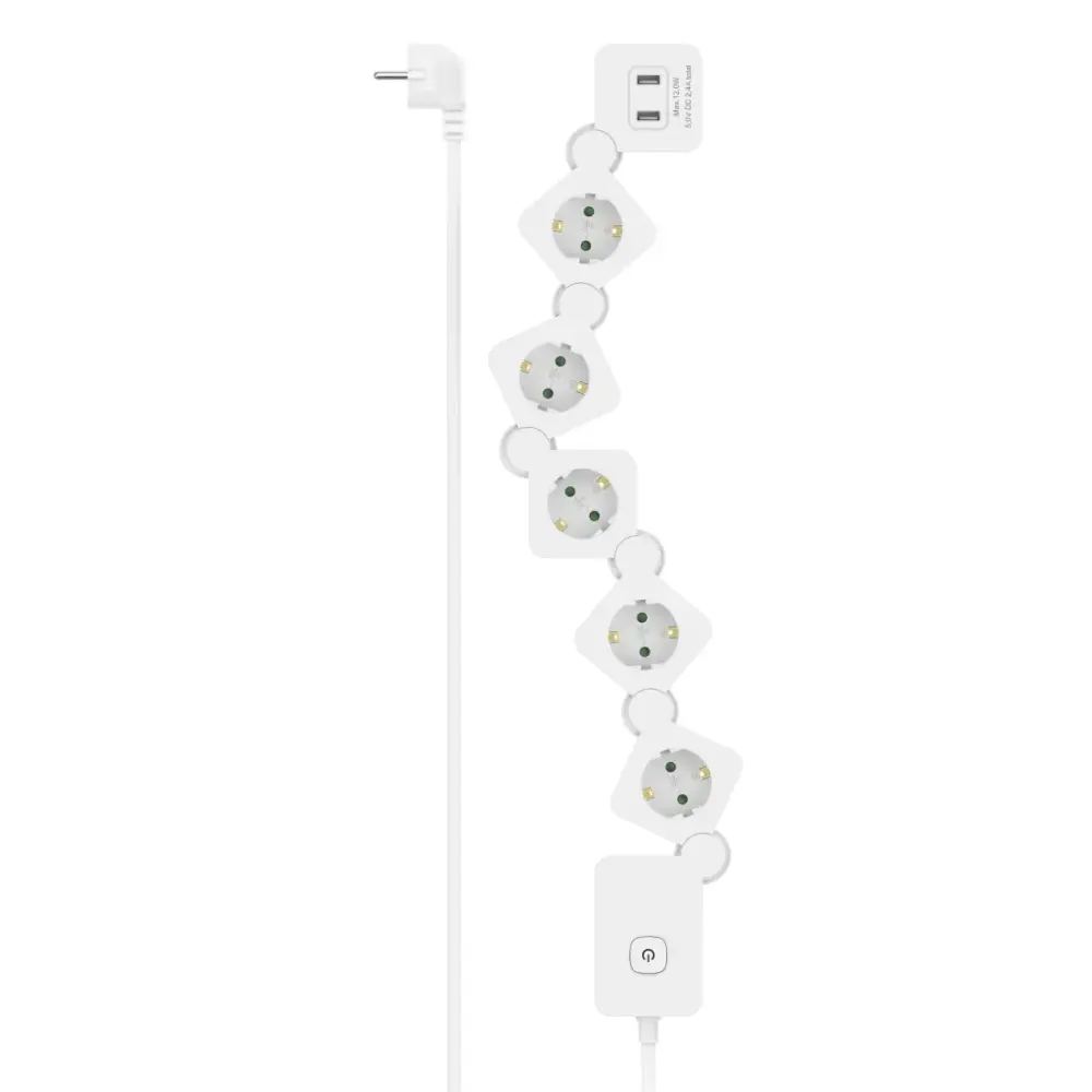 HAMA Разклонител 5 гнезда USB-A 12 W 223190