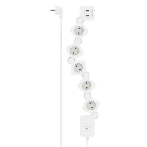 HAMA Разклонител 5 гнезда USB-A 12 W 223190