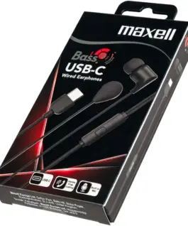 Слушалки MAXELL тапи EB10 BASS 13 USB-C