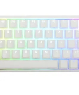 Геймърскa механична клавиатура Ducky One 3 Pure White SF 65% Hotswap Cherry MX Clear RGB PBT