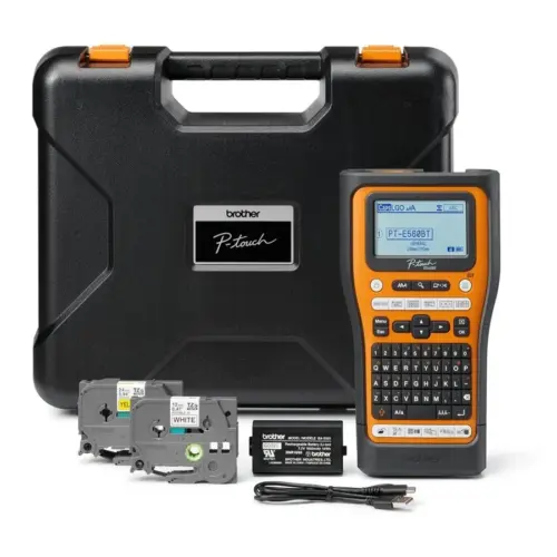 ПРОФЕСИОНАЛЕН ЕТИКЕТЕН БАРКОД ПРИНТЕР BROTHER PT-E560BTVP