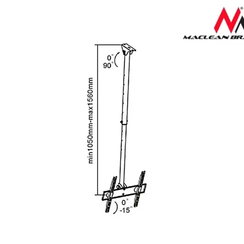 Alternative view of Maclean Mount TV 50kg MC-631 Maclean
