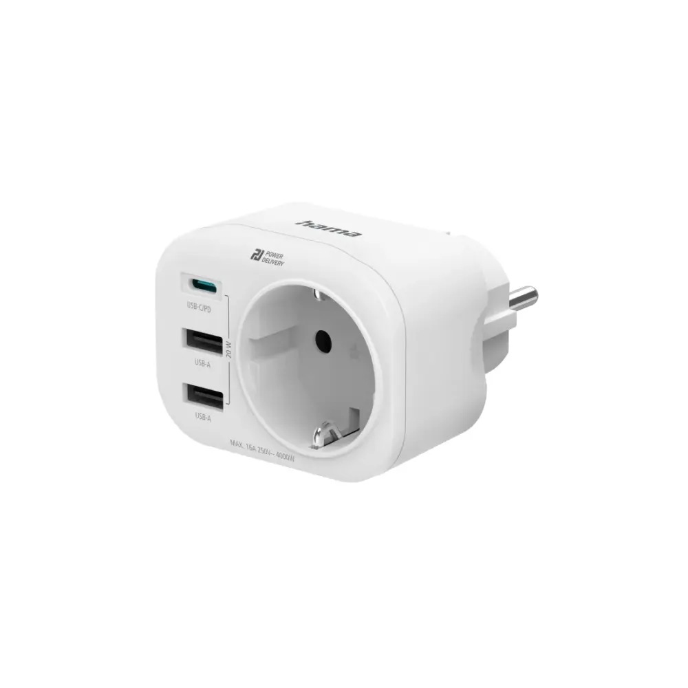 4-мултипортов контакт 20 W HAMA-223342