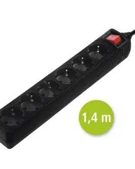 Alternative view of Разклонител HAMA, 6 гнезда, 30394