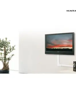 Alternative view of Maclean кабел cover strip бял MC-697W corner