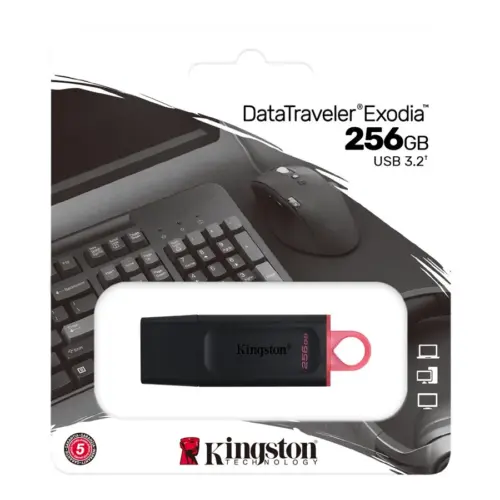 ФЛАШ ПАМЕТ Kingston DataTraveler Exodia – USB flash drive – 256 GB – PN
