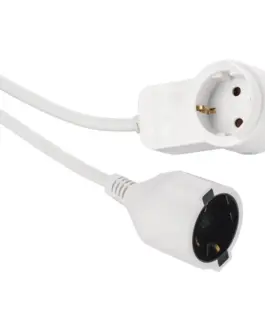 Удължителен кабел HAMA Powerplug Шуко мъжко Шуко женско Допълнителен контакт 3.0 m
