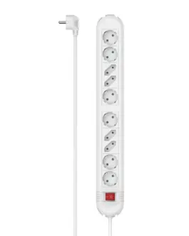 HAMA Разклонител 10-гнезда бутон вкл/изкл 223041