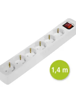 Alternative view of Разклонител HAMA, 6 гнезда, 30384