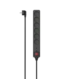 Разклонител със защита от пренапрежение 6 гнезда