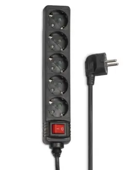 Alternative view of Разклонител HAMA 5 гнезда, 1.4 м, 137267