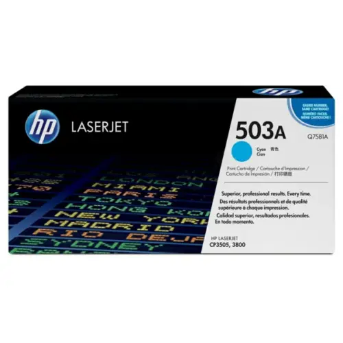 КАСЕТА ЗА HP Color Laserjet 3800 – Cyan – /503A/ – PN