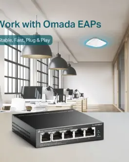 Alternative view of 5-портов Gigabit комутатор TP-Link TL-SG1005LP с 4 PoE+ порта