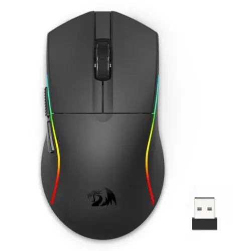 Геймърска мишка Redragon Deicide Lite M816-LIT с кабел и безжична Bluetooth RGB осветление -