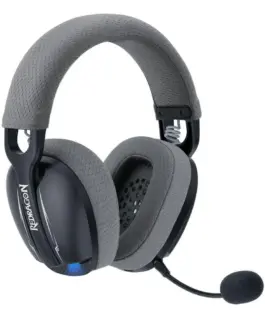 Alternative view of Геймърски слушалки Redragon Skuld Pro H878BG с кабел и безжична Bluetooth подсветка - черни