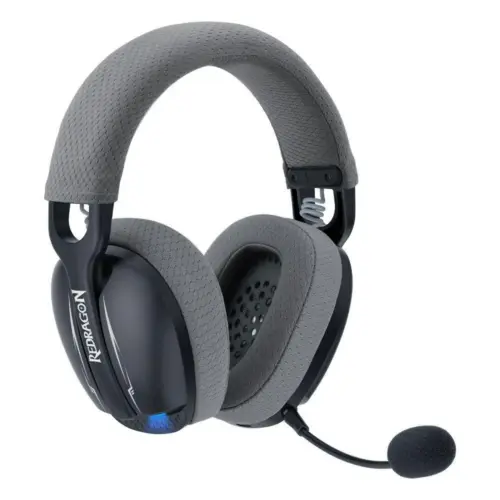 Alternative view of Геймърски слушалки Redragon Skuld Pro H878BG с кабел и безжична Bluetooth подсветка - черни