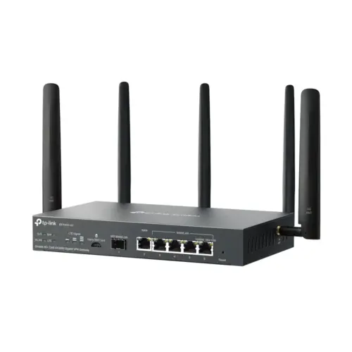Гигабитен VPN рутер TP-Link Omada 4G+ Cat6 ER706W-4G AX3000