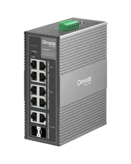 10-портов гигабитов индустриален лесно управляем комутатор TP-Link Omada IES210GPP с 6 PoE+ порта и 2 PoE++ порта