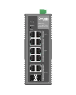 Alternative view of 10-портов гигабитов индустриален лесно управляем комутатор TP-Link Omada IES210GPP с 6 PoE+ порта и 2 PoE++ порта