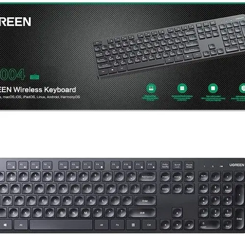Безжична клавиатура Ugreen KU004 45204 CHOCOLATE MEMBRANE - БДС