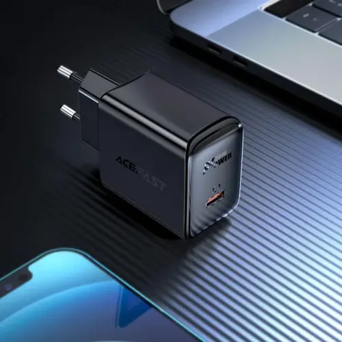 Acefast Универсално зарядно за стена Charger Wall GaN PD30W – A21 – USB-C x 1
