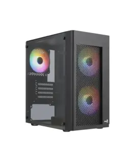 AeroCool кутия Case mATX - Hexform-G-BK-v2 - 3 fans included