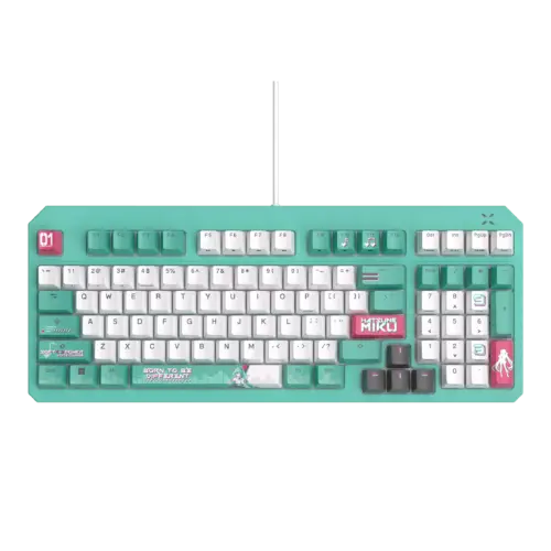 Геймърска клавиатура ASUS TUF Gaming K3 Gen II Hatsune Miku Edition - Optical Mechanical
