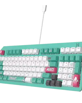 Alternative view of Геймърска клавиатура ASUS TUF Gaming K3 Gen II Hatsune Miku Edition - Optical Mechanical Switch