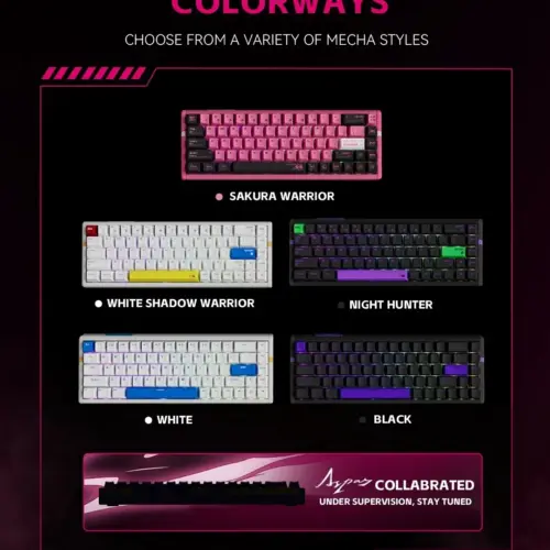 ATK професионална геймърска механична клавиатура Professional Gaming Mechanical Keyboard RS6 – 8K