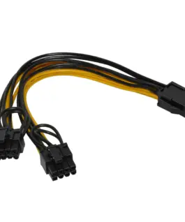 Makki Mining PCI-E Splitter 6pin -> 2x 8pin - MAKKI-CABLE-PCIE6-TO-2x8