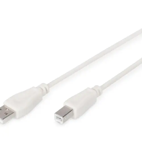КАБЕЛ USB DIGITUS - USB-A to USB-B - 18 m - Beige - PN AK-300102-018-E