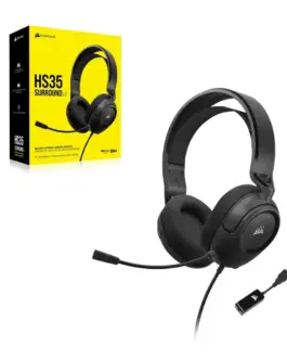 Alternative view of Геймърски слушалки с микрофон Corsair HS35 SURROUND v2 7.1 Dolby Audio 3.5mm/USB